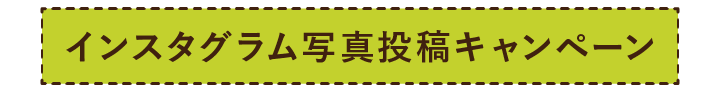 インスタグラム写真投稿キャンペーン